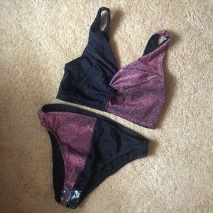 Sparkly asos bikini set, never been worn